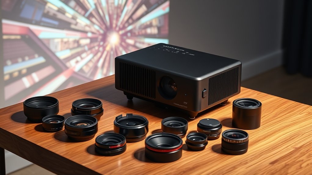 top projectors with interchangeable lenses