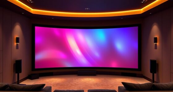 top rear projection screen kits