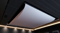 top retractable ceiling screens