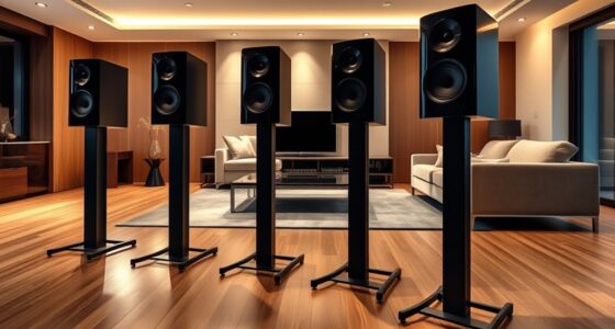 top surround sound speaker stands