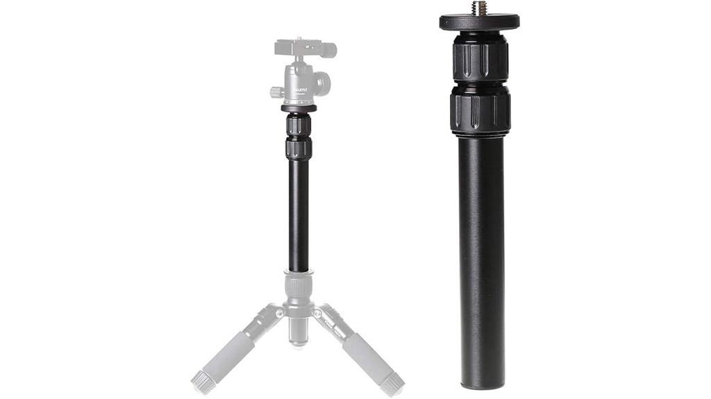 tripod center column extension