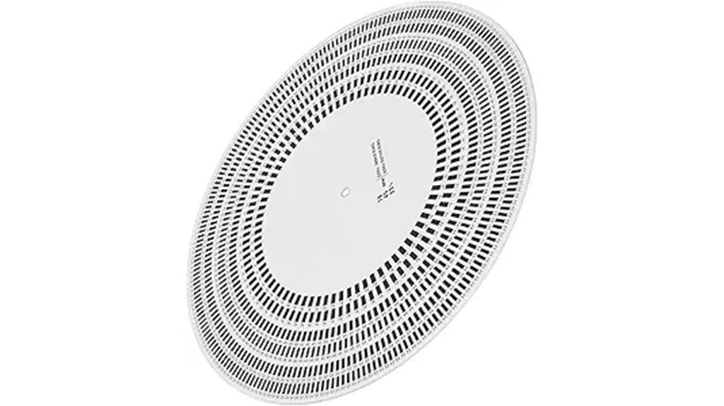 turntable speed adjustment disc