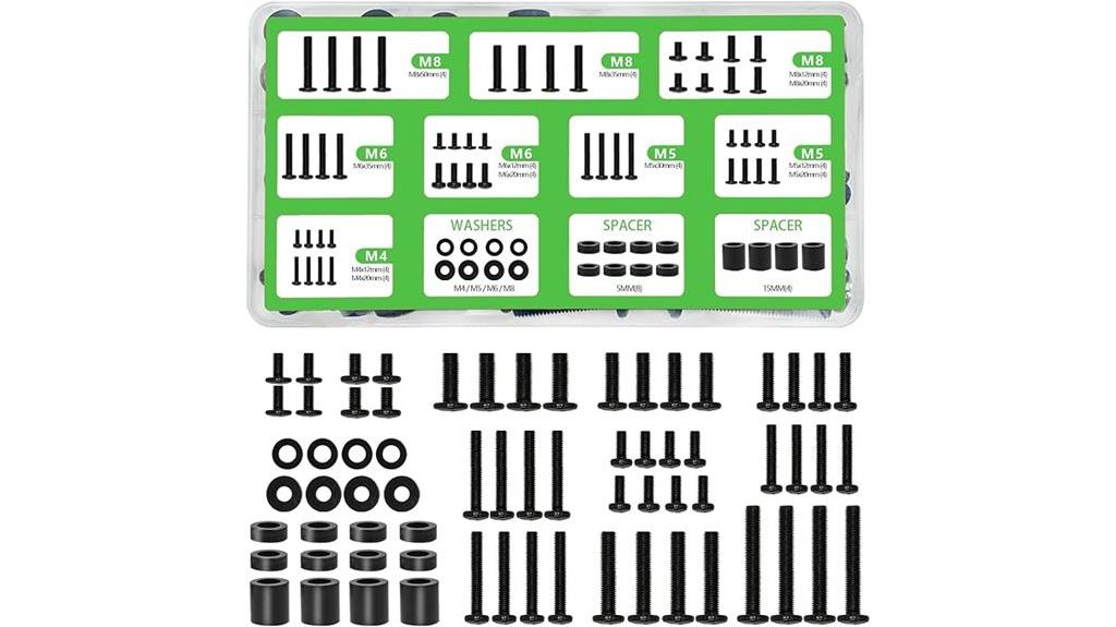 tv mounting screws organizer