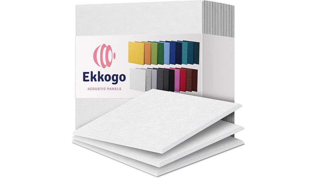 twelve soundproof wall panels