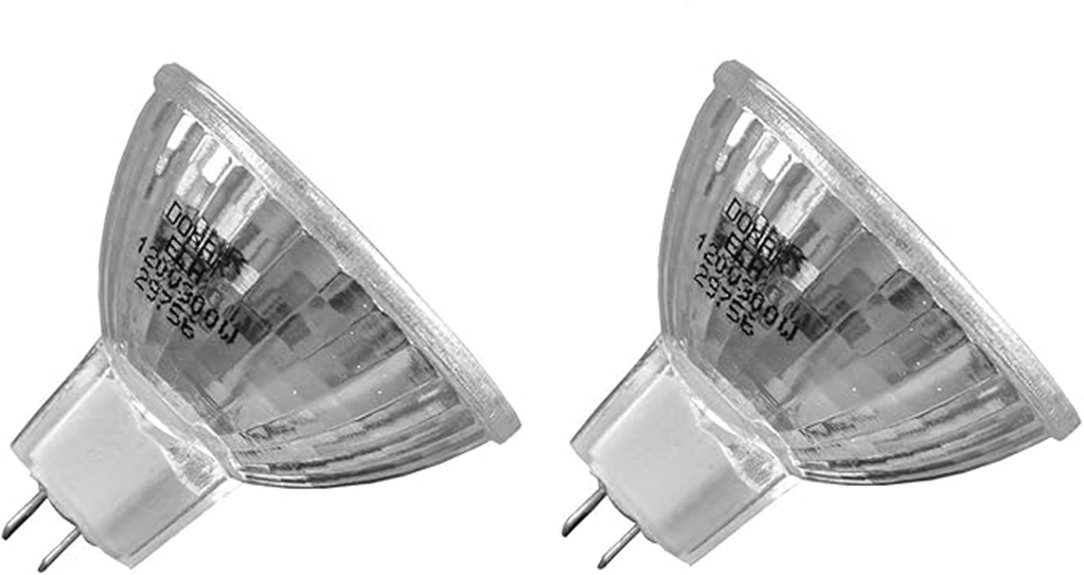 two 300w specialty bulbs