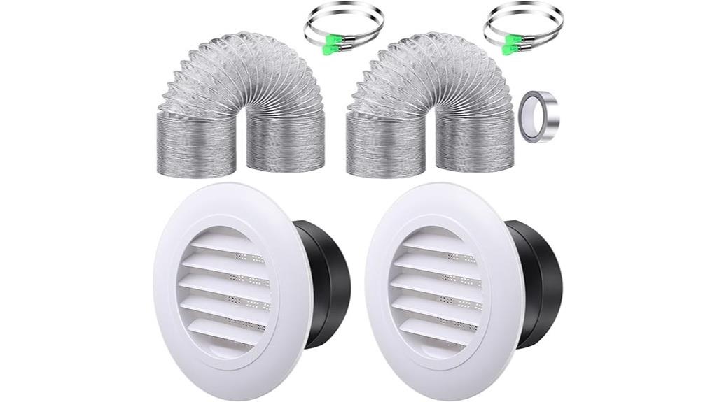 two pack dryer vent kit