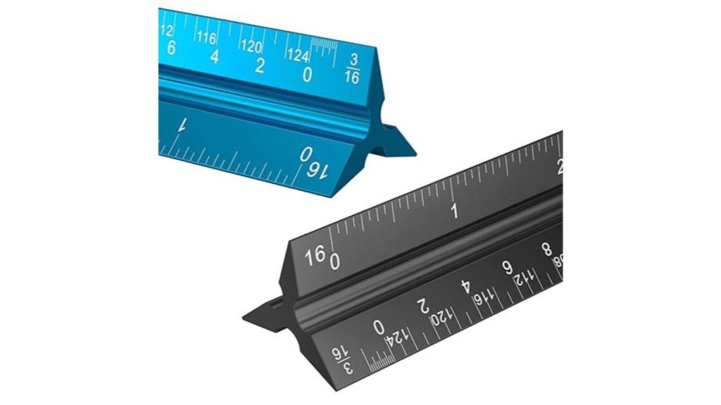 two piece scale ruler