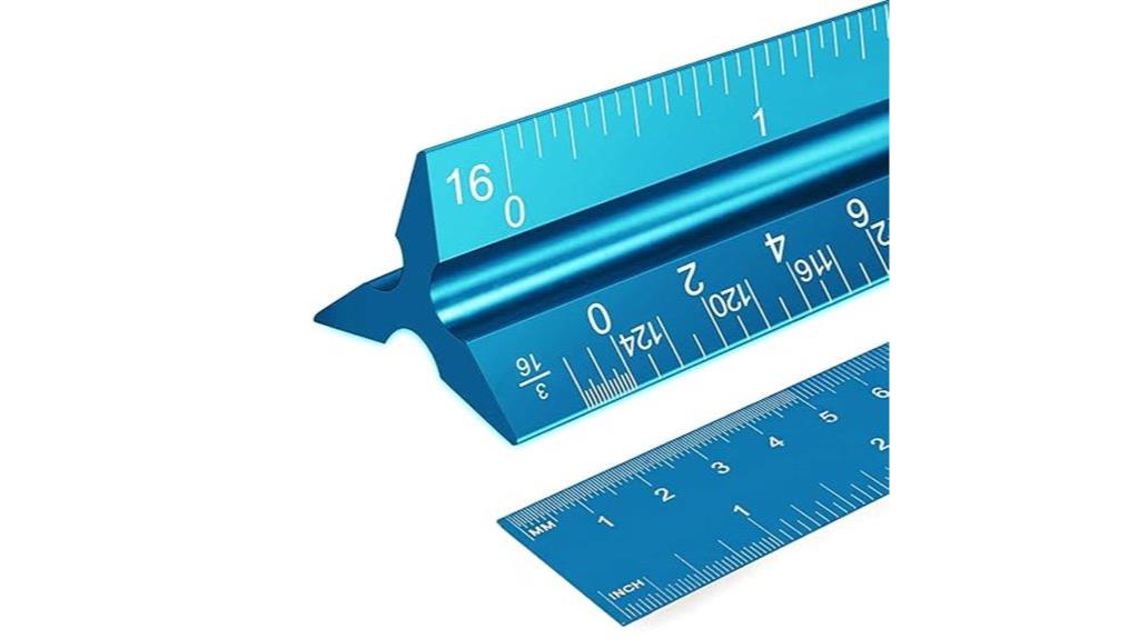 two piece scale ruler