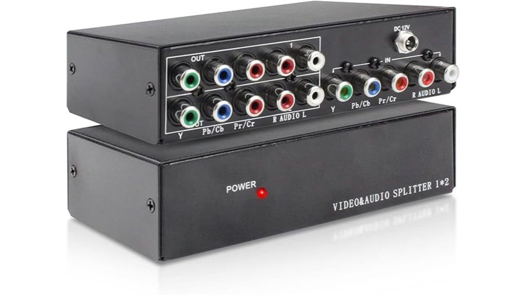 two way component splitter