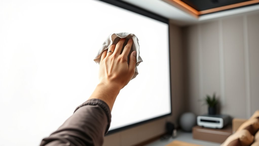 types of projection screens