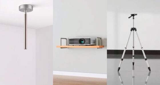 types of projector mounts