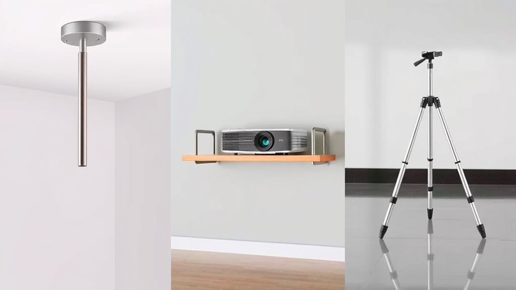 types of projector mounts