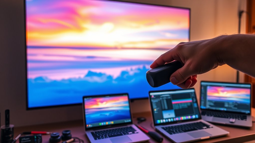 upgrade or calibrate projector