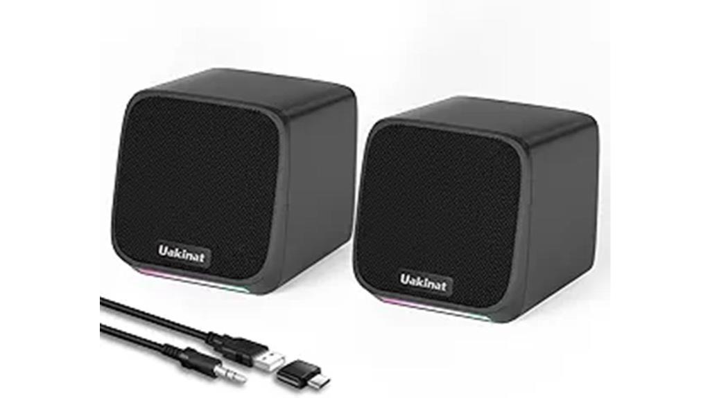 usb powered desktop speakers