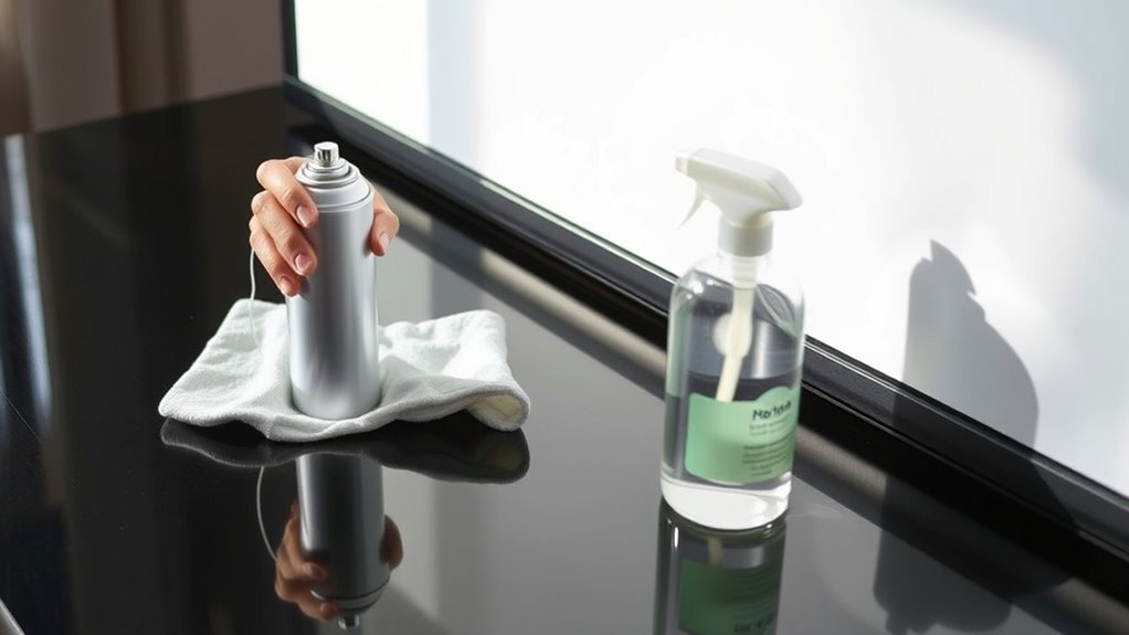 use gentle cleaning tools