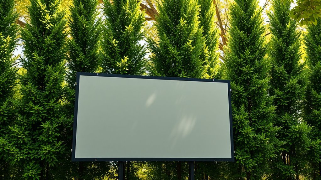 use natural wind barriers