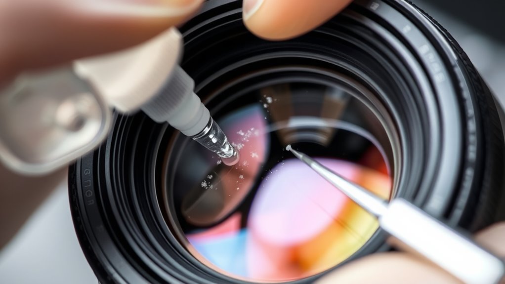 use recommended cleaning solutions