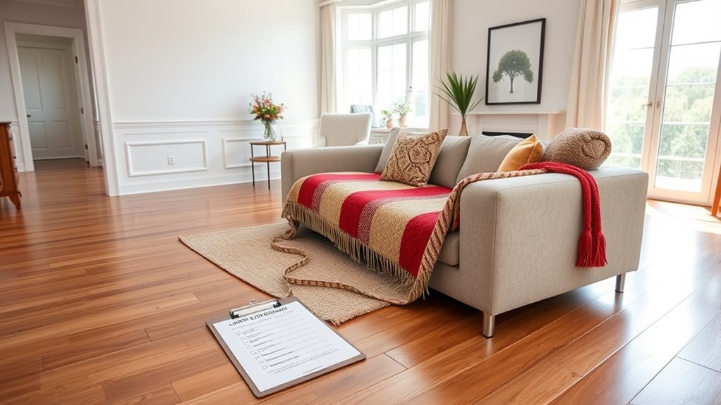 verify room size and supplies