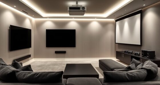 versatile media room arrangement