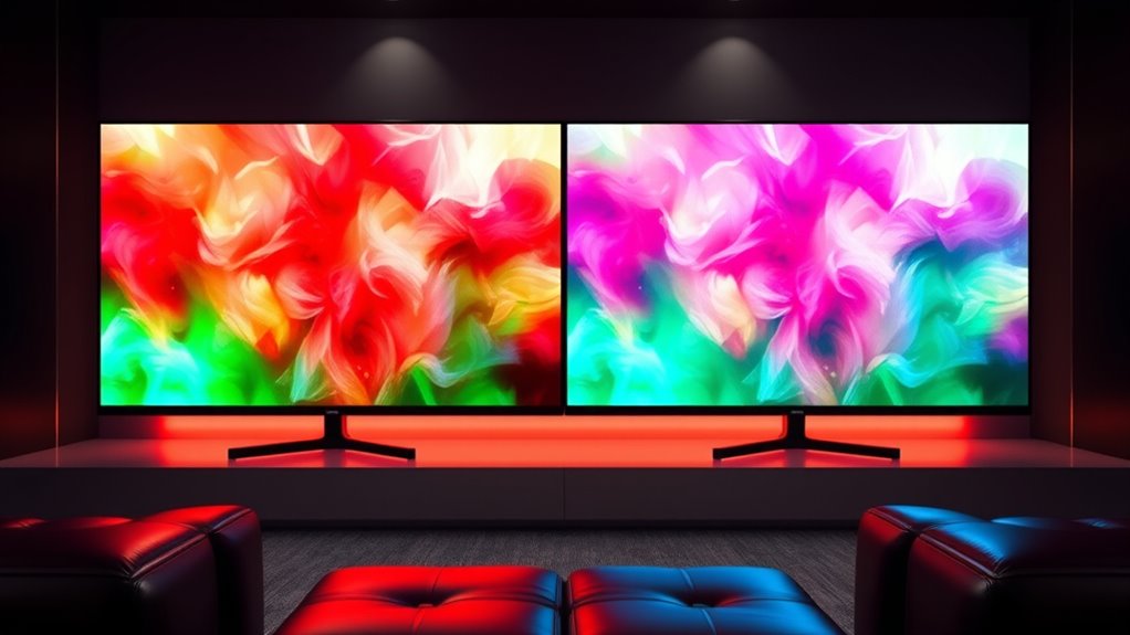 vibrant lifelike color depth