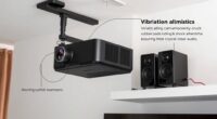 vibration reducing projector mount
