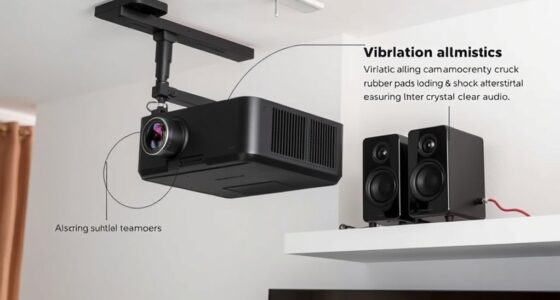 vibration reducing projector mount