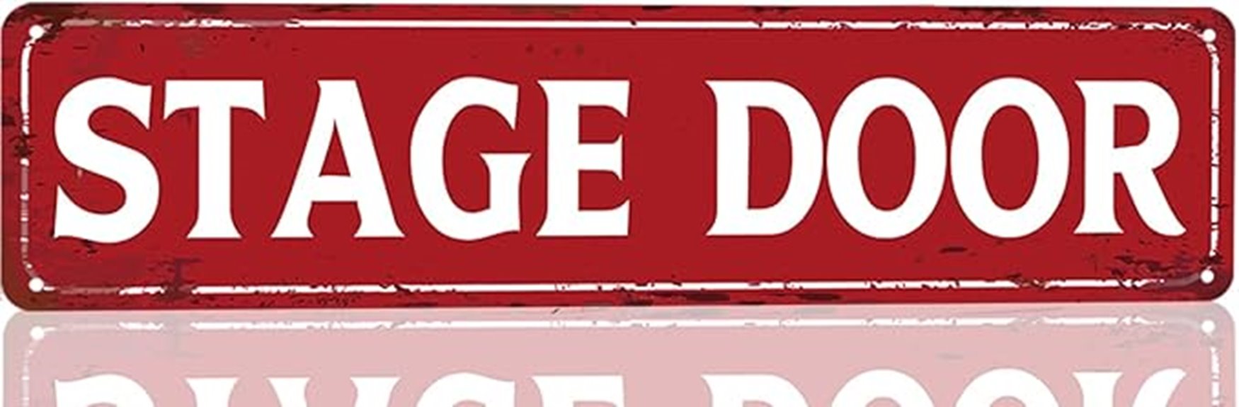 vintage home theater sign