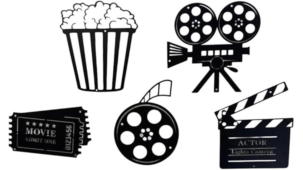 vintage metal poster set