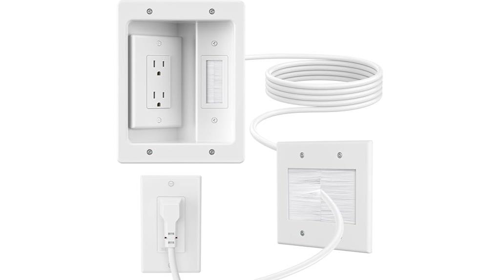 wall cable concealment kit