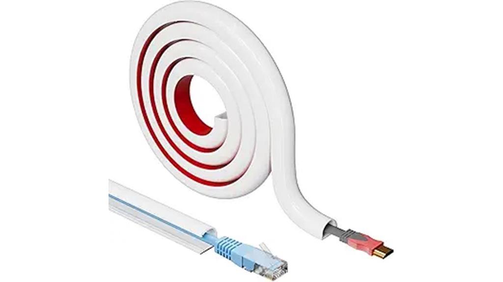 wall cable cord routing