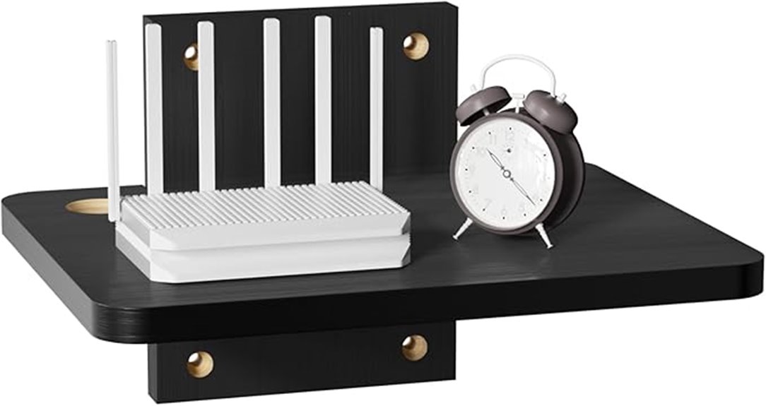 wall mount shelf 22 lbs