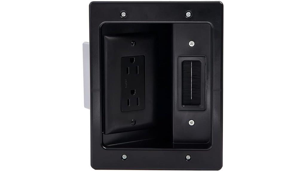 wall mounted cable organization