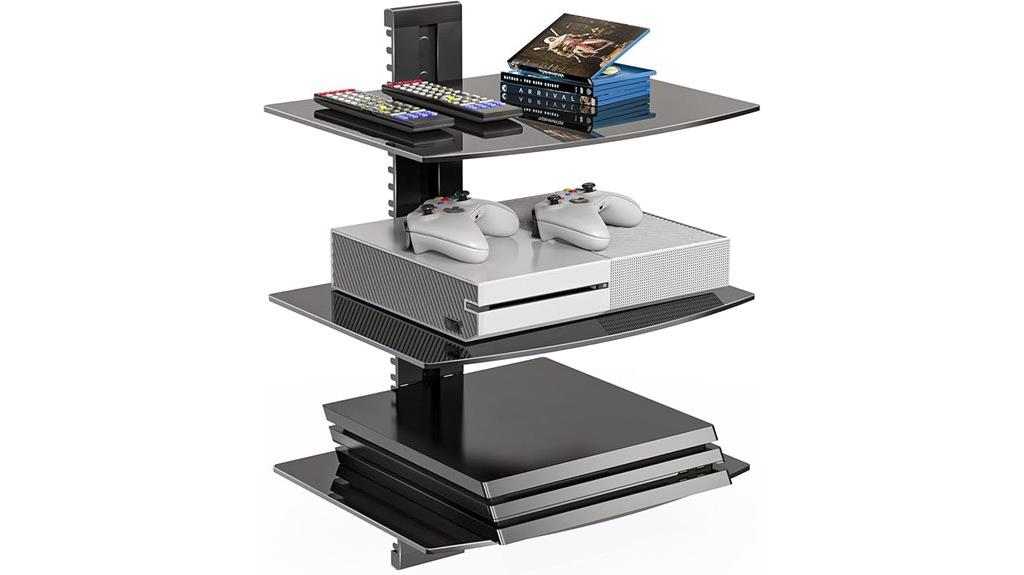 wall mounted floating shelves