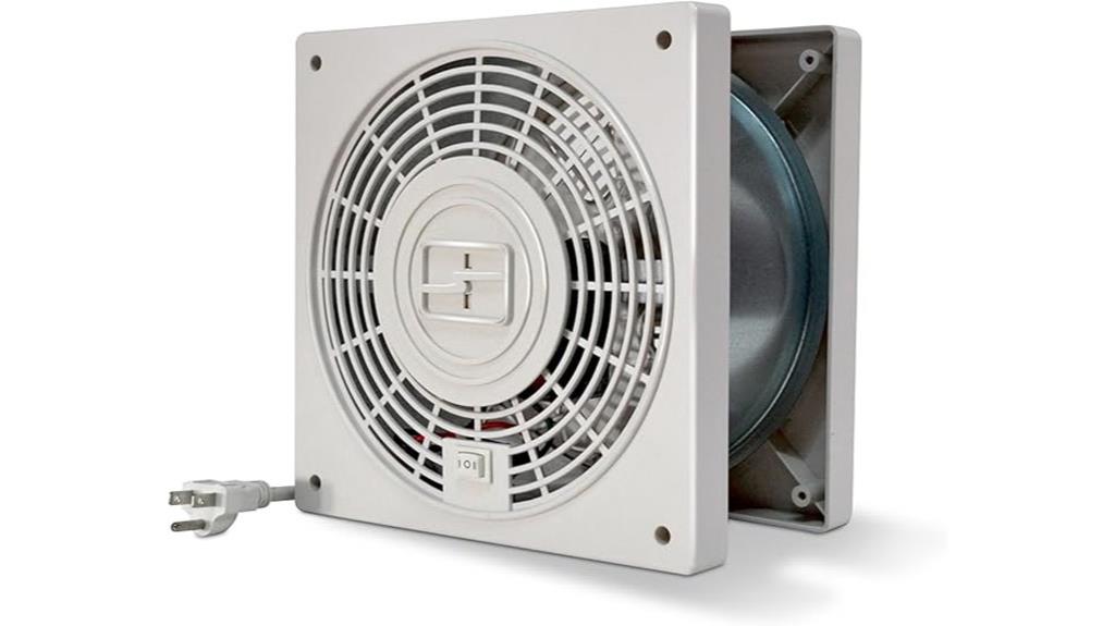 wall mounted room transfer fan