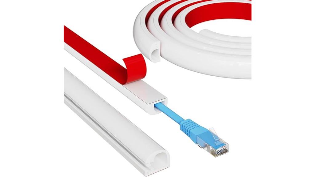 wall mounted tv cord hider