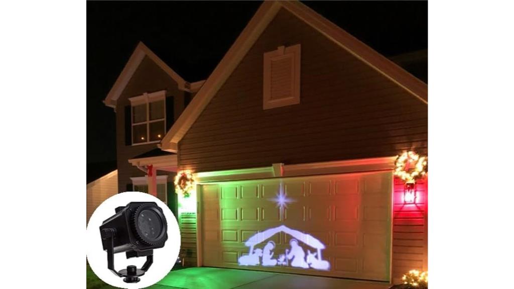 water resistant nativity projector
