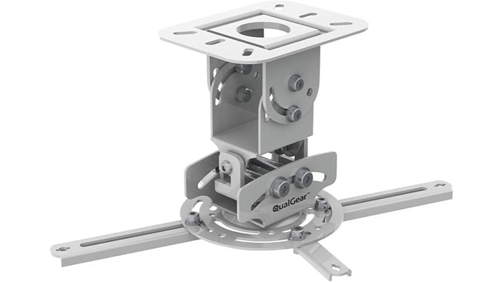 white ceiling projector mount