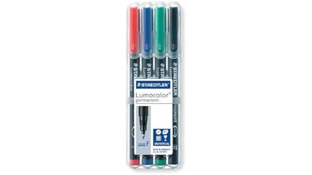 white ink four pack markers