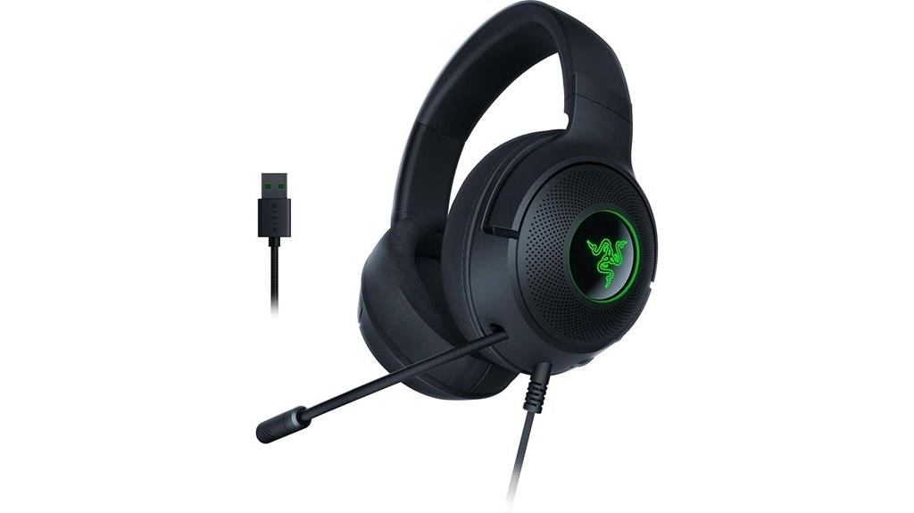 wired gaming headset razer