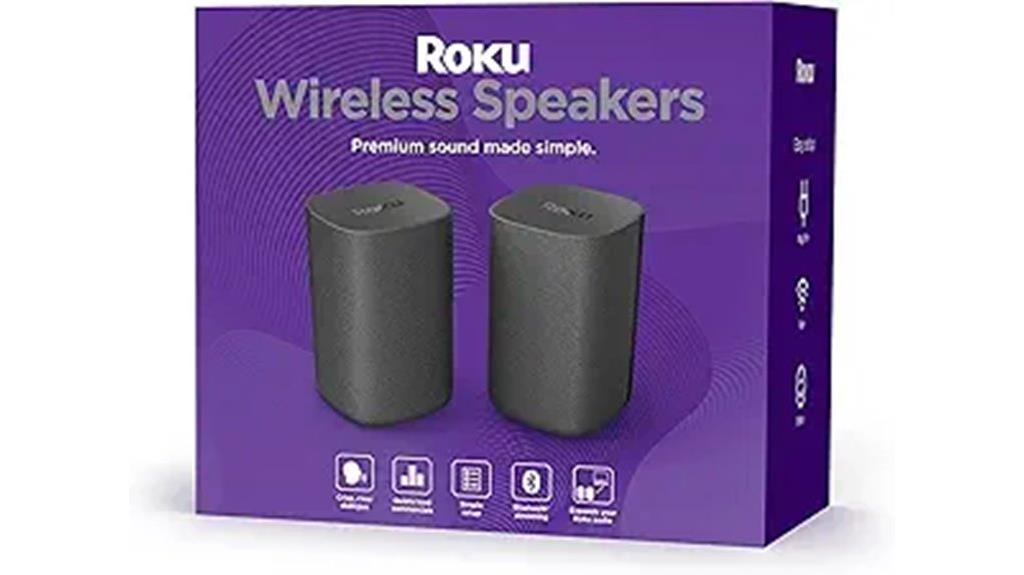 wireless black roku speakers