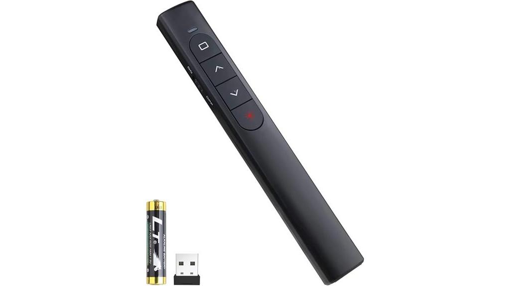 wireless presenter with controls