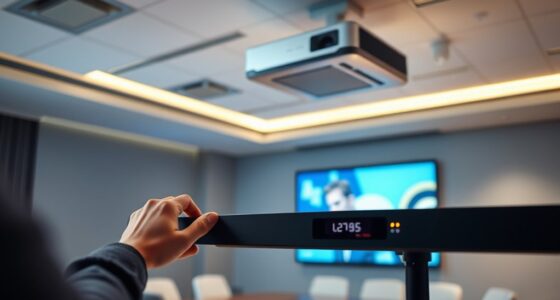 wireless projector audio delay