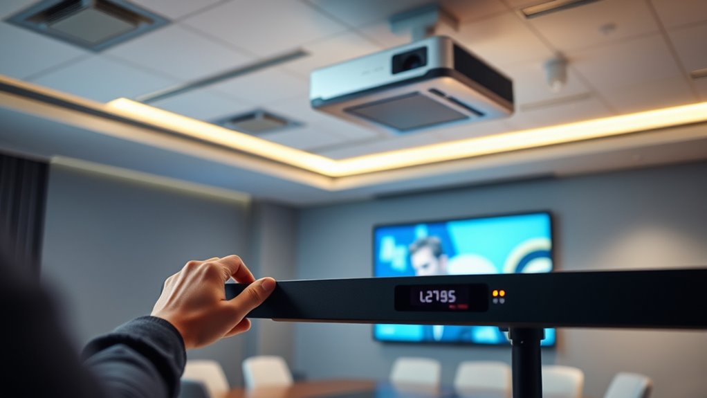 wireless projector audio delay