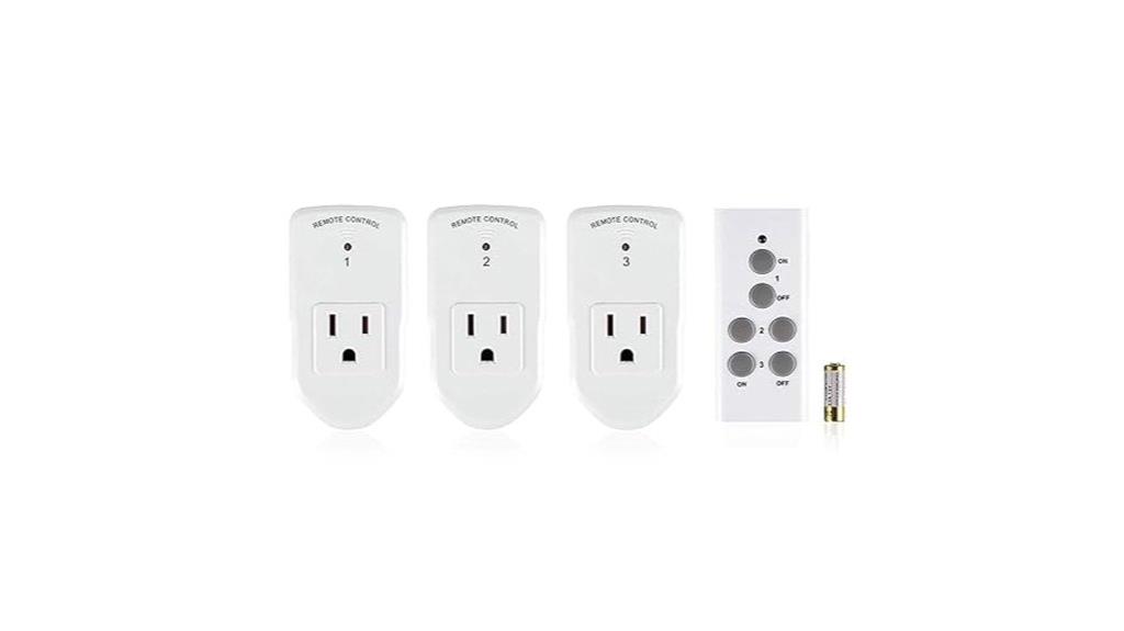 wireless remote outlet switch