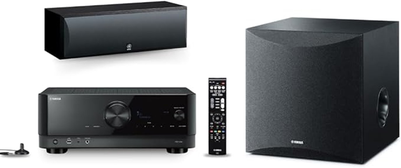 yamaha av receiver bundle
