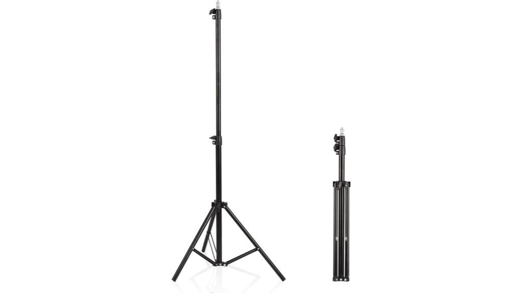 adjustable light and camera stand