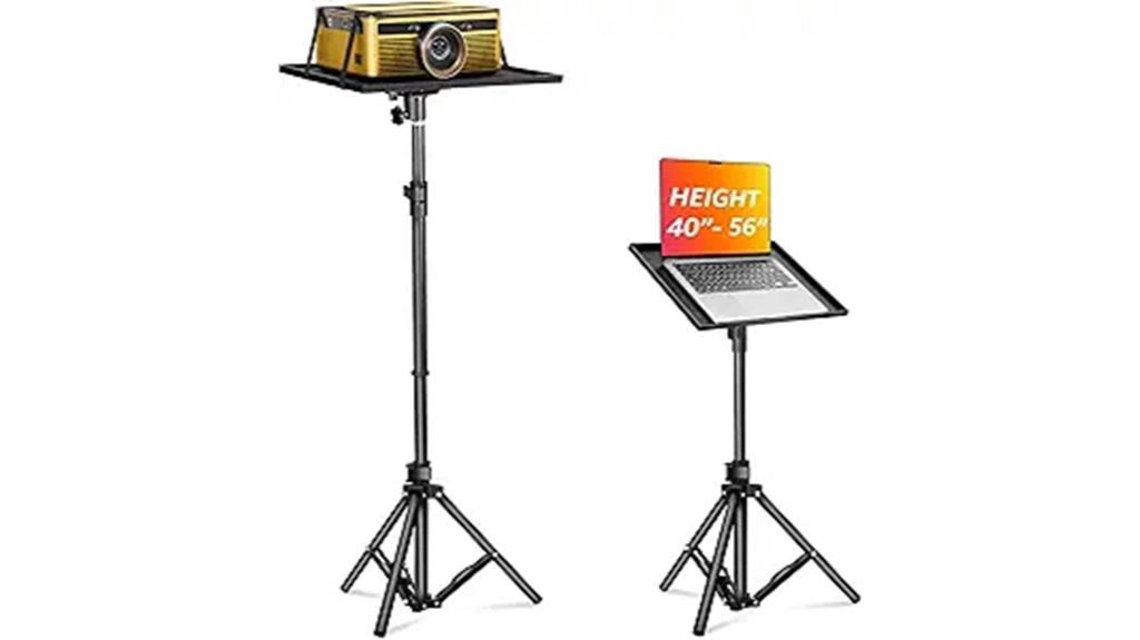 adjustable tripod projector stand