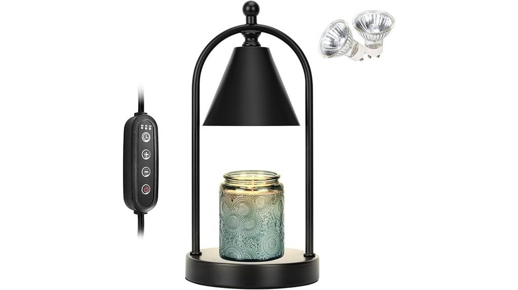 candle warmer lamp with timer