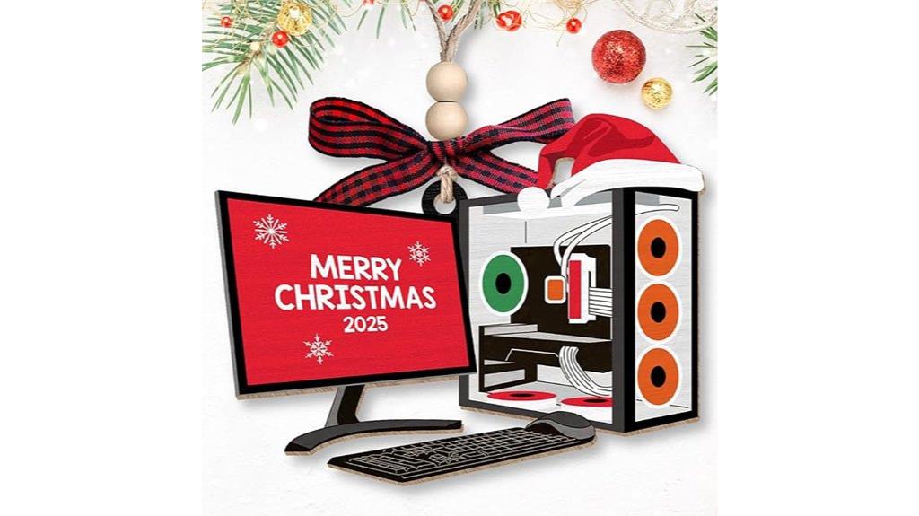 christmas tree video game ornaments