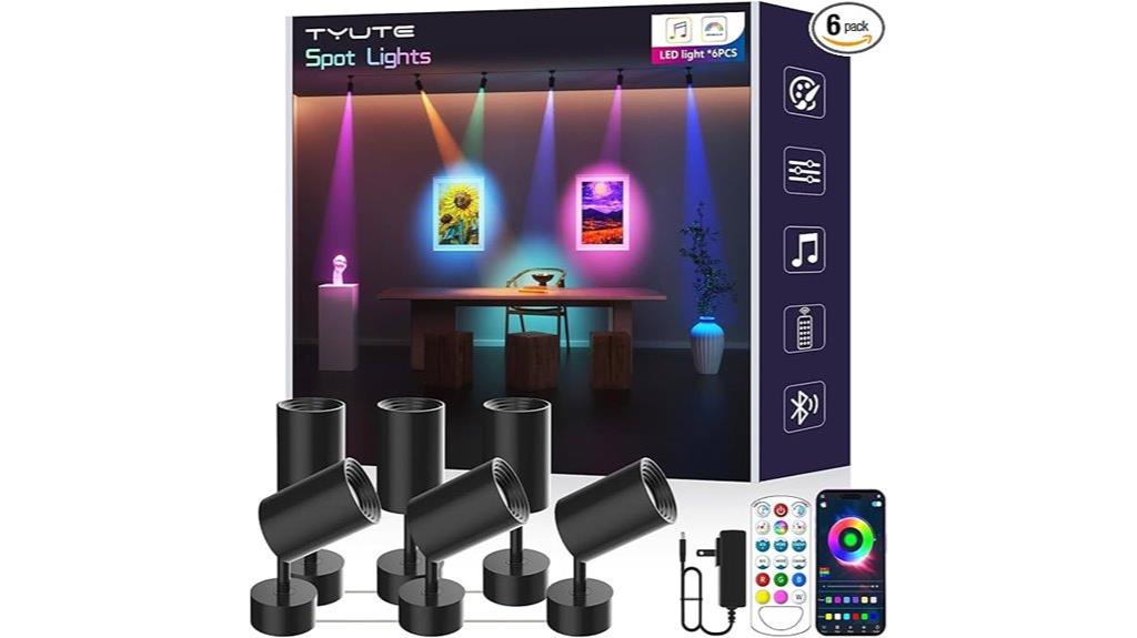 color changing led spotlights